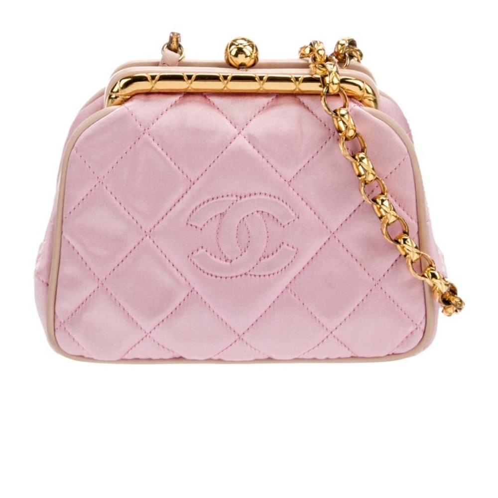 Chanel Pink Quilted Chain Bag